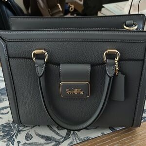 Coach Grace Carryall Bag in Granite- LIKE NEW